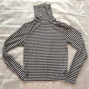 H&M Striped Turtleneck